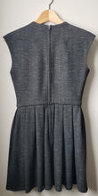 Load image into Gallery viewer, Talula Pleated Dark Grey Dress (Size 4)