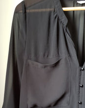 Load image into Gallery viewer, Reitman's Sheer Blouse (Size Large)