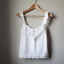 Load image into Gallery viewer, Abercrombie Lace Cami Top (Size Small)