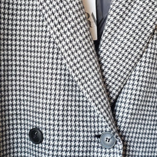Load image into Gallery viewer, Zara Houndstooth Oversized Coat (Size Small)