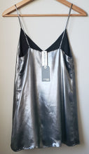 Load image into Gallery viewer, Wilfred Free Metallic Charcoal Slip Dress (Size XXS)
