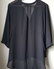 Load image into Gallery viewer, Reitman&#39;s Sheer Blouse (Size Large)
