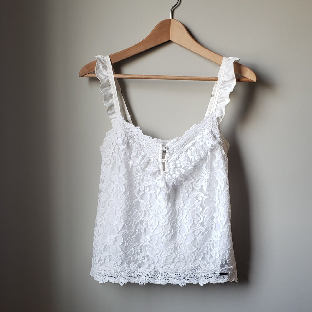 Abercrombie Lace Cami Top (Size Small)