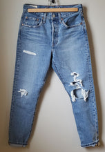 Load image into Gallery viewer, Levi&#39;s 501 Originals Destroyed Denim (Size 25-26)
